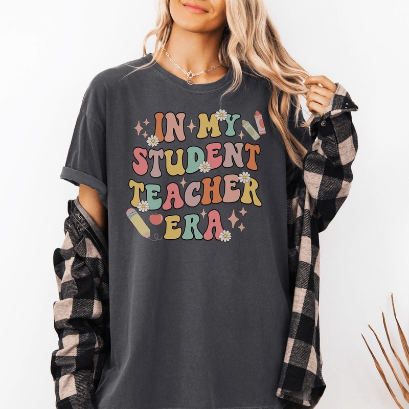 Student Teacher Era Shirt Cute Student Teacher Gift Teaching Tee 4