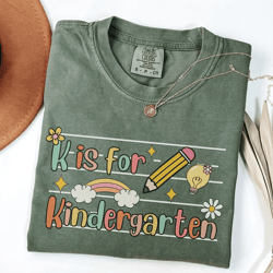 kindergarten teacher shirt retro kindergarten teach tee cute teacher gift