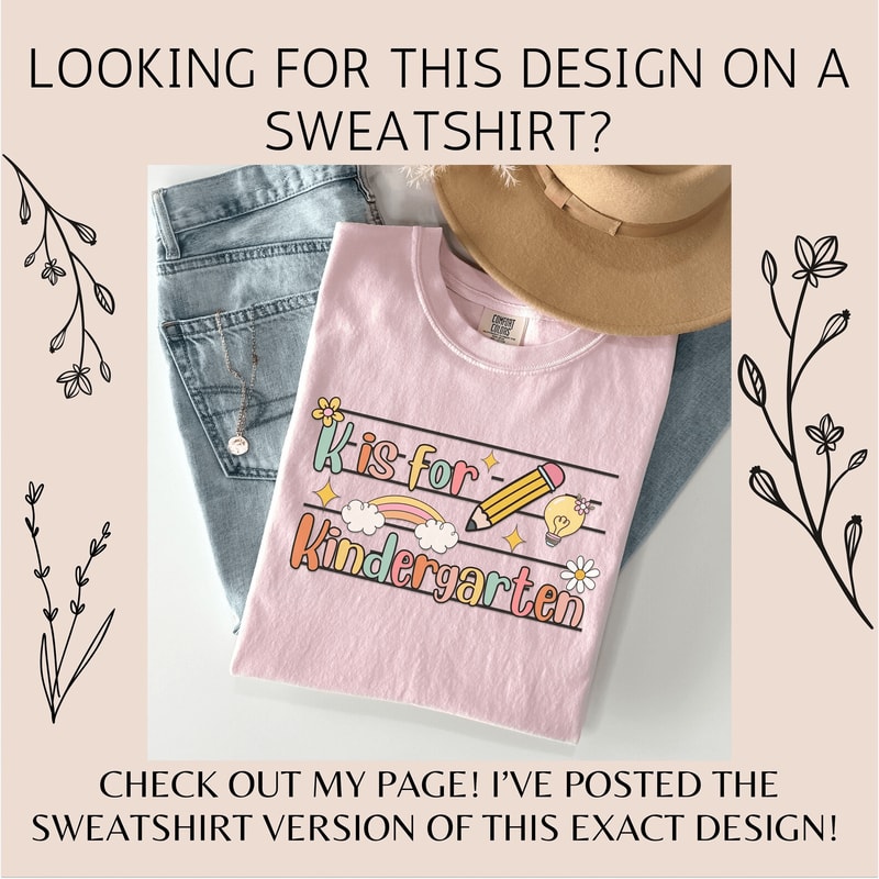 Kindergarten Teacher Shirt Retro Kindergarten Teach Tee Cute Teacher Gift 3