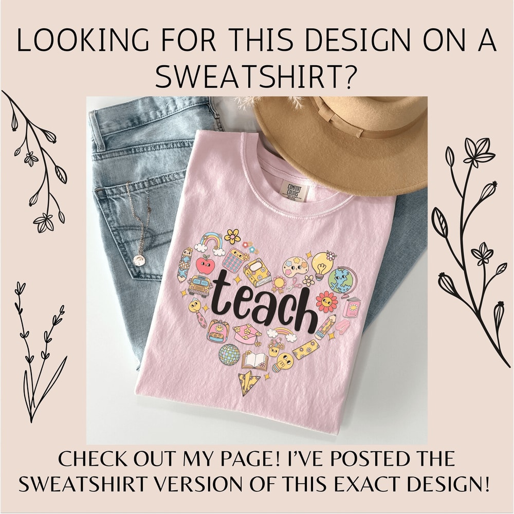 First Day Of School Teacher Shirt Retro Back To School Teach Tee Cute Gift 3