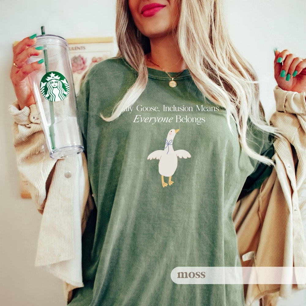 Goose Inclusion TShirt Everyone Belongs Tee For Teachers Therapists Neurodiversity Advocates Autism 2