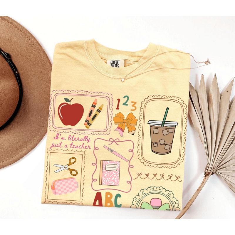 Comfort Colors Teacher Shirt Trendy Funny Teaching Tee Cute Teacher Gift 2