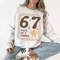 Funny 67 Teacher Sweatshirt Retro Trendy Teacher Shirt Meme Teach Tee Gift 0