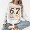 Funny 67 Teacher Sweatshirt Retro Trendy Teacher Shirt Meme Teach Tee Gift 0