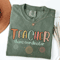 Retro Teacher Shirt Back To School Tee Cute Teaching Gift Comfort Colors Style 0