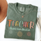Retro Teacher Shirt Back To School Tee Cute Teaching Gift Comfort Colors Style 0
