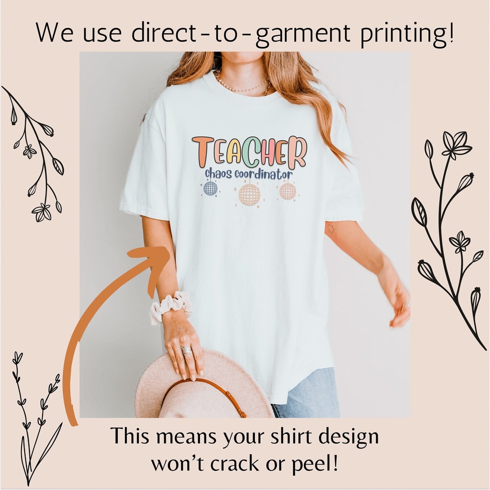 Retro Teacher Shirt Back To School Tee Cute Teaching Gift Comfort Colors Style 2