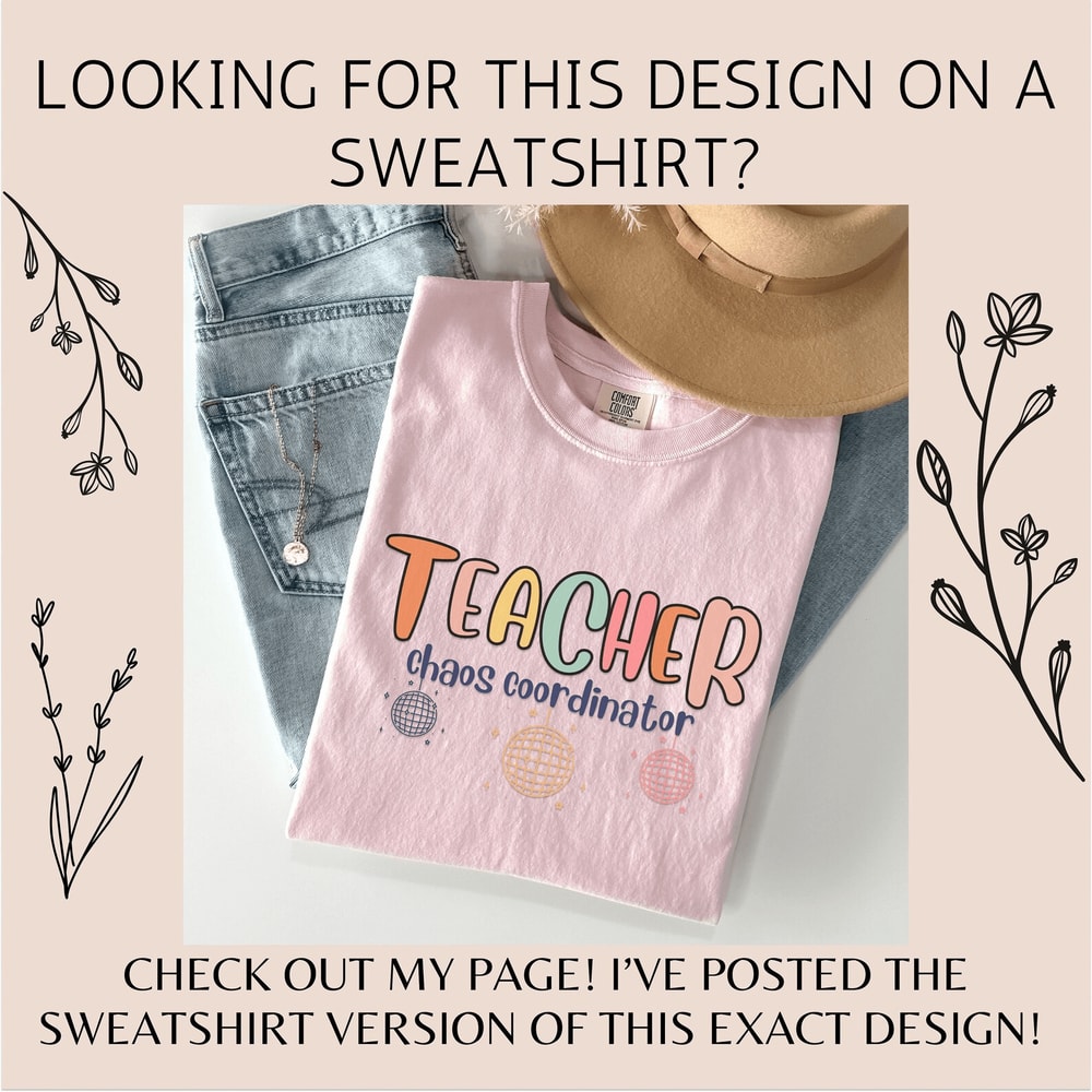 Retro Teacher Shirt Back To School Tee Cute Teaching Gift Comfort Colors Style 3