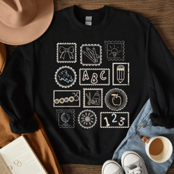 cute teacher sweatshirt retro comfort colors teacher appreciation crewneck