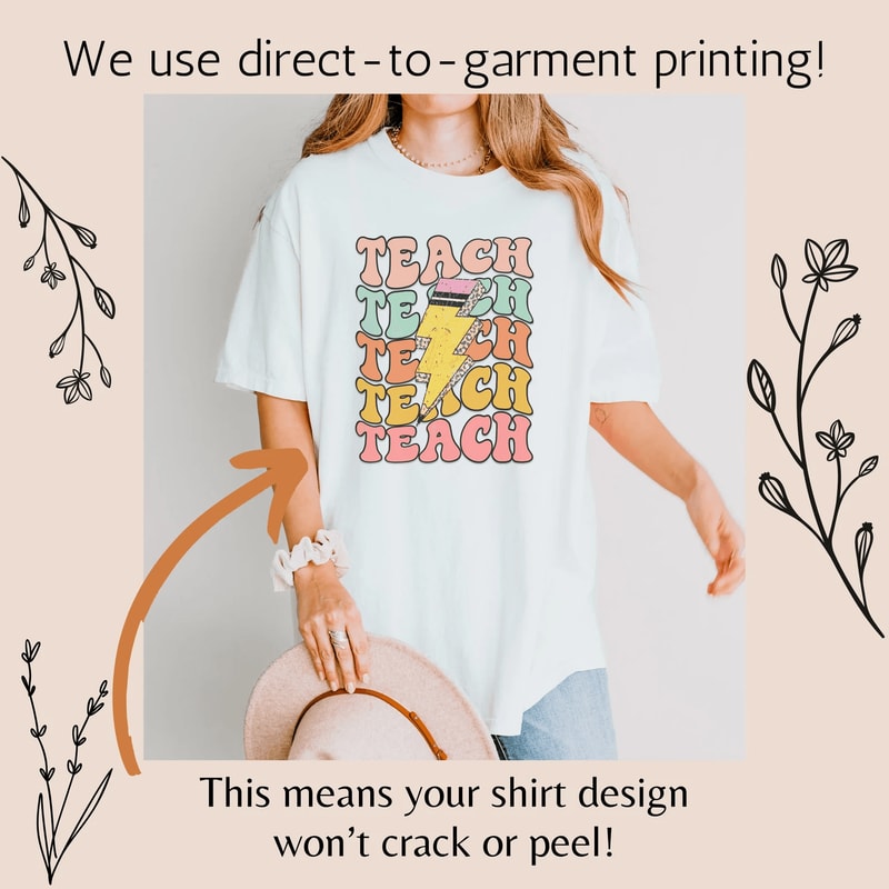 Retro Teacher Shirt Trendy Funny Teach Tee Teacher Gift Back To School Sweatshirt 1