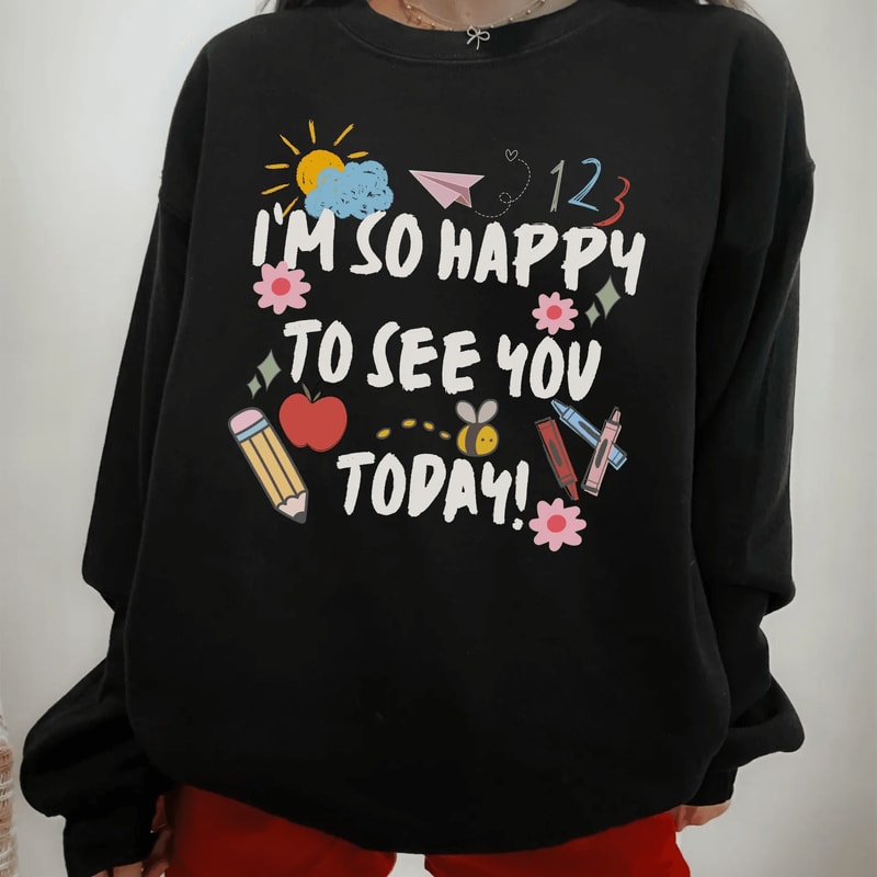 Teacher Sweatshirt Retro Teacher Crewneck Cute Trendy Teacher Gift Teach Shirt 3
