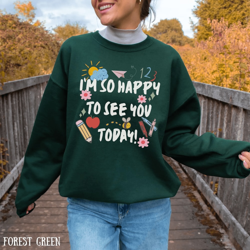 Teacher Sweatshirt Retro Teacher Crewneck Cute Trendy Teacher Gift Teach Shirt 5