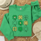 Cute Lucky Sweatshirt St Patricks Day Shamrock Irish Crewneck Teacher Gift Tee 2