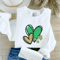 St Patricks Day Shirt Women Cute Lucky Shamrock Vintage Irish Tee Crewneck 3