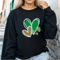St Patricks Day Shirt Women Cute Lucky Shamrock Vintage Irish Tee Crewneck 4