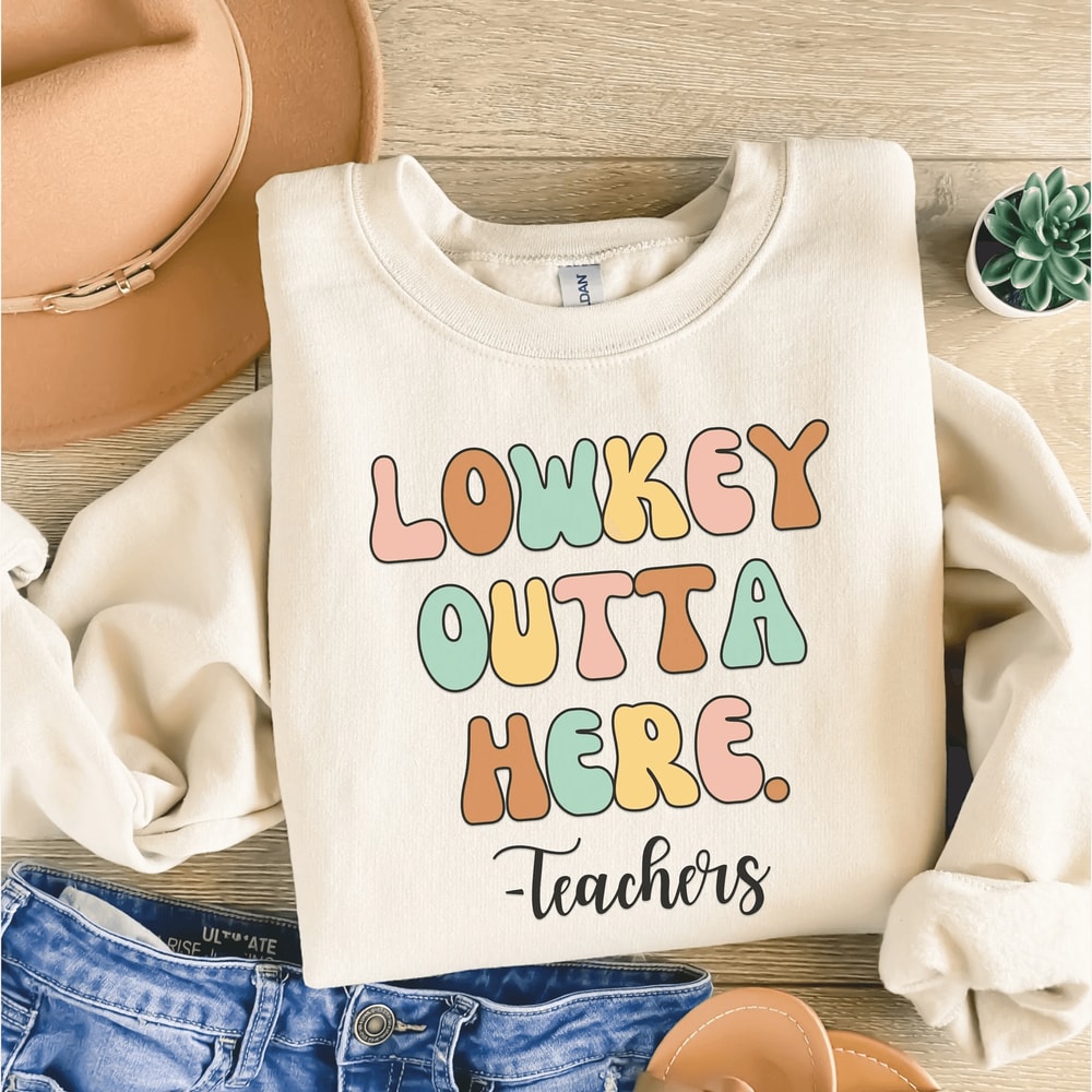 Last Day Of School Retro Shirt Happy End Of Year Teacher Tee Gift Sweatshirt 0