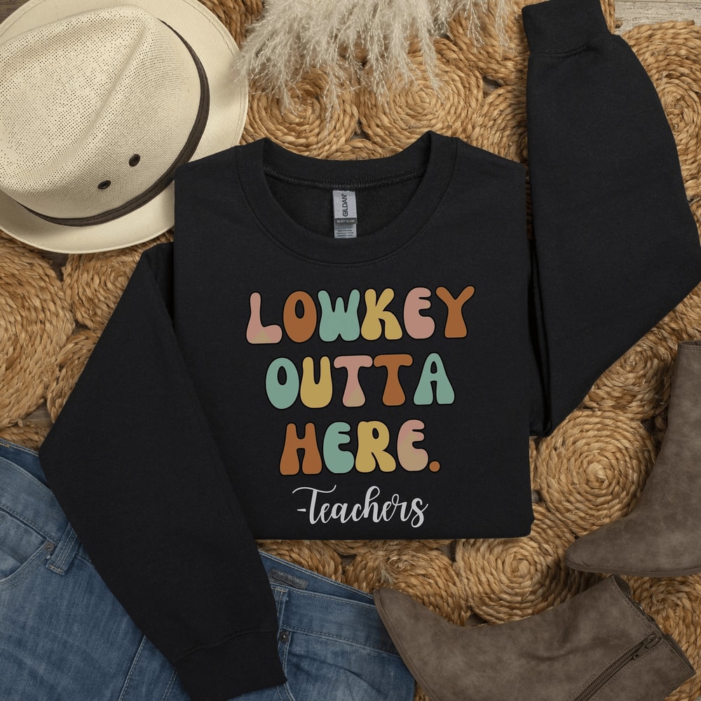 Last Day Of School Retro Shirt Happy End Of Year Teacher Tee Gift Sweatshirt 1