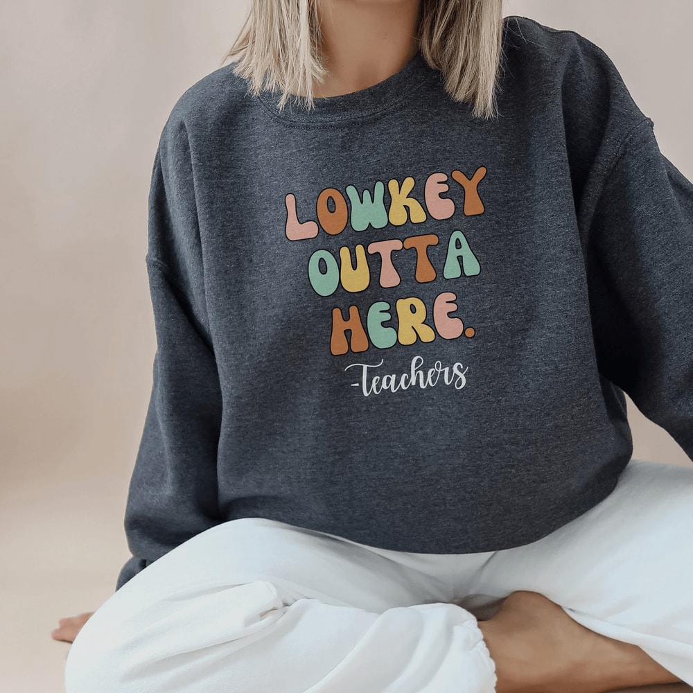 Last Day Of School Retro Shirt Happy End Of Year Teacher Tee Gift Sweatshirt 2