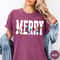 Merry Christmas Lights Shirt Minimal Holiday Graphic Tee Festive Christmas TShirt 5