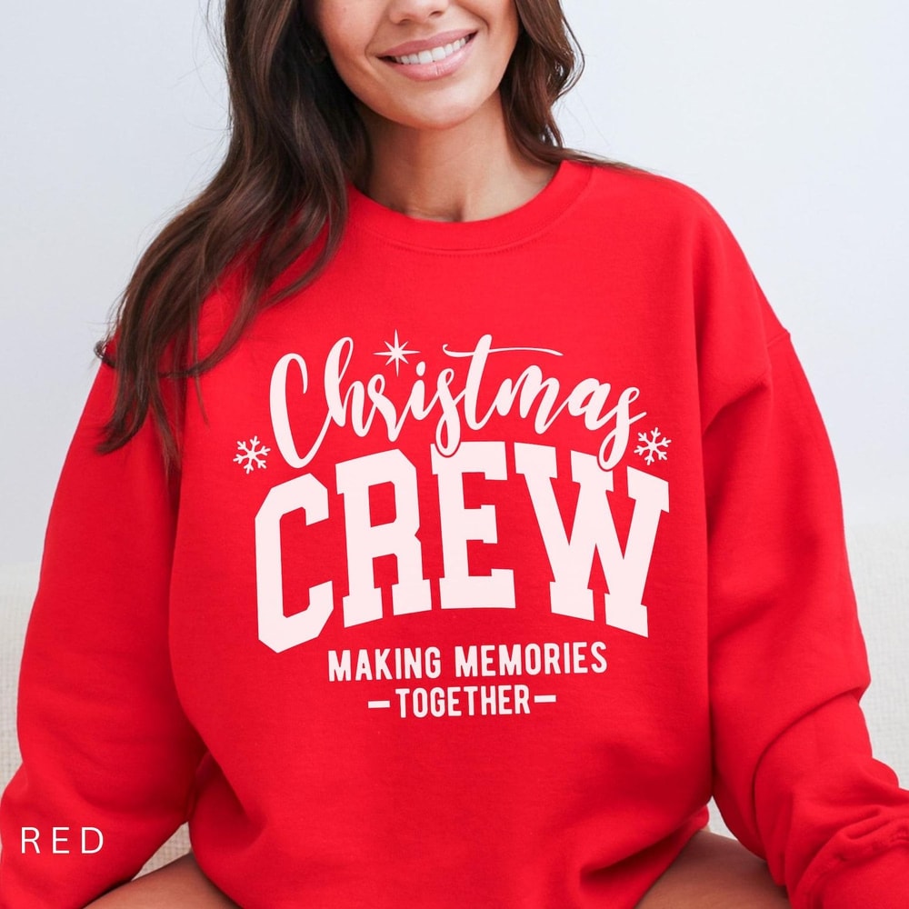 Christmas Crew T Shirt Unisex Matching Christmas Shirt Making Memories Together Matching Family Swe 2