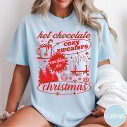 vintage christmas comfort colors t-shirt, women's christmas retro shirt, trendy holiday tee, cute christmas tshirt