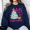 Jolly And Caffeinated Sweatshirt Cute Vintage Womens Christmas Shirt Coffee Sweatshirt 0