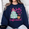 Jolly And Caffeinated Sweatshirt Cute Vintage Womens Christmas Shirt Coffee Sweatshirt 0