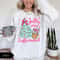 Jolly And Caffeinated Sweatshirt Cute Vintage Womens Christmas Shirt Coffee Sweatshirt 4