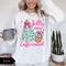 Jolly And Caffeinated Sweatshirt Cute Vintage Womens Christmas Shirt Coffee Sweatshirt 4