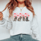 Funny Raccoon Valentine Sweatshirt For Women Heart Lover Crewneck Cute Casual Pullover 3