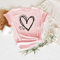Valentines Day Heart Shirt For Women Love Tee Cute Teacher Casual Graphic Top 0