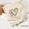 Valentines Day Love Tee For Women Doodle Heart Graphic Shirt Cute Casual Valentine Top 2