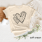 Valentines Day Love Tee For Women Doodle Heart Graphic Shirt Cute Casual Valentine Top 2