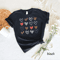Valentines Day Leopard Heart Shirt For Women Cute Love Graphic Tee Casual Valentine Top 3
