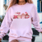 Valentines Coffee Sweatshirt For Women Love Heart Crewneck Cute Cozy Valentine Pullover 1