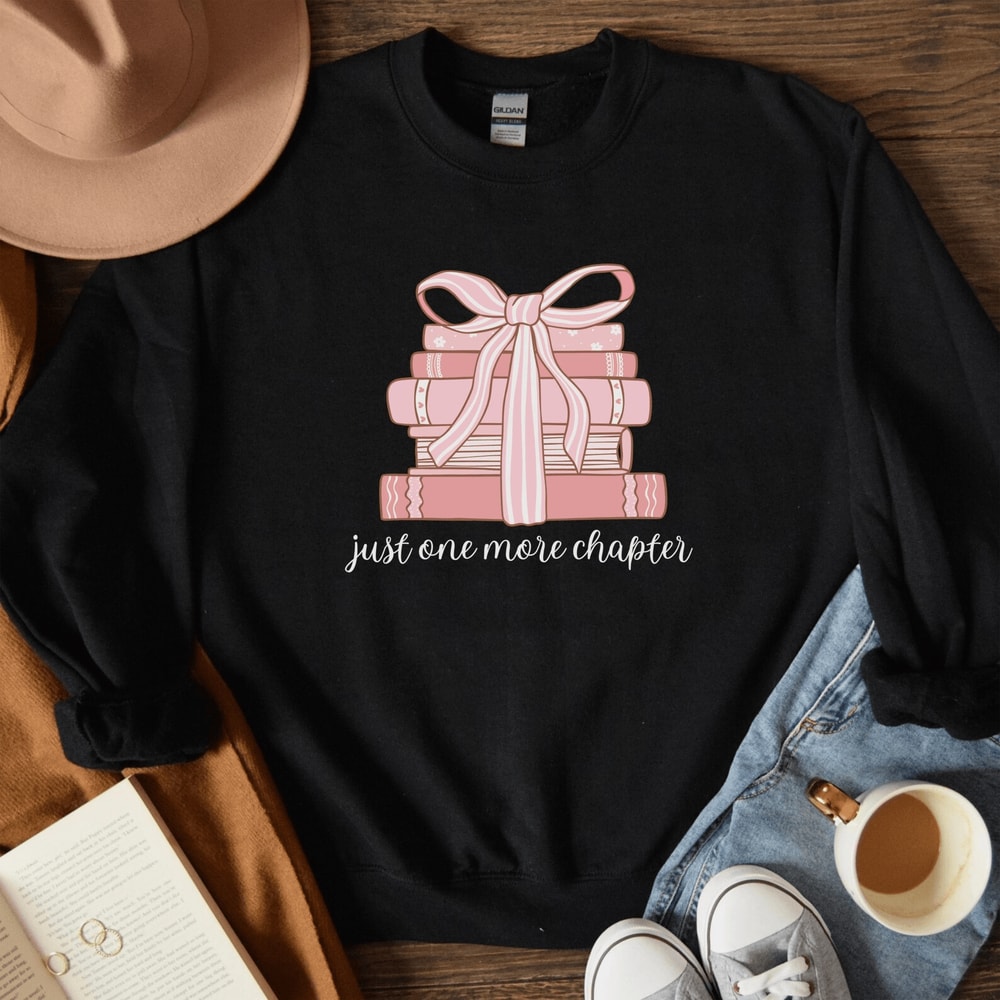Books And Bows Shirt For Women Book Lover Bow Reading Tee Cute Bookish Casual Top 4