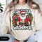 Gangsta Wrapper Sweatshirt Funny Unisex Santa Christmas Shirt 0