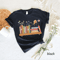 Book Lover Shirt For Women Funny Botanical Flower Bookish Tee Reading Casual Top 2