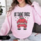 Retro Santa Christmas Sweatshirt Ol Saint Thicc Funny Santa Shirt Womens Christmas Sweatshirt Trend 0