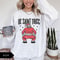 Retro Santa Christmas Sweatshirt Ol Saint Thicc Funny Santa Shirt Womens Christmas Sweatshirt Trend 1
