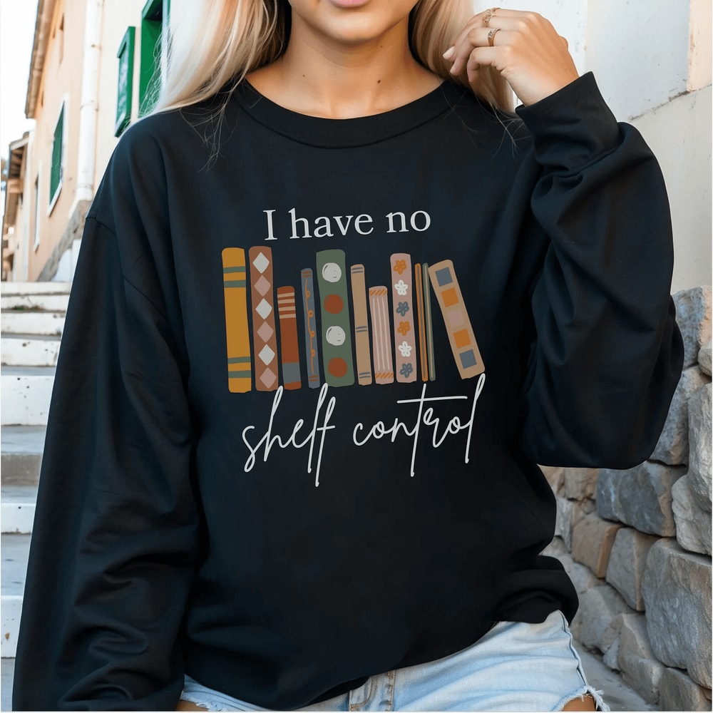 Book Lover Sweatshirt For Women Bookish Botanical Reading Crewneck Cozy Bookworm Pullover 4