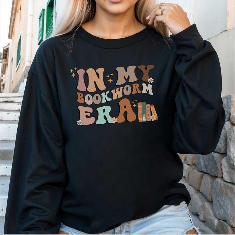 Reading Sweatshirt For Women Book Lover Crewneck Cozy Bookish Librarian Bookworm Pullover 2