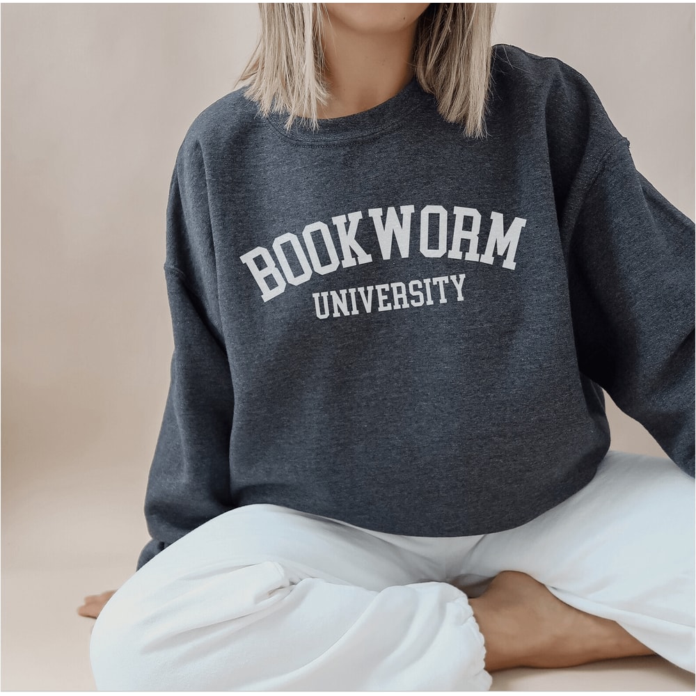 Book Lover Sweatshirt For Women Bookish Botanical Reading Crewneck Bookworm Pullover 0