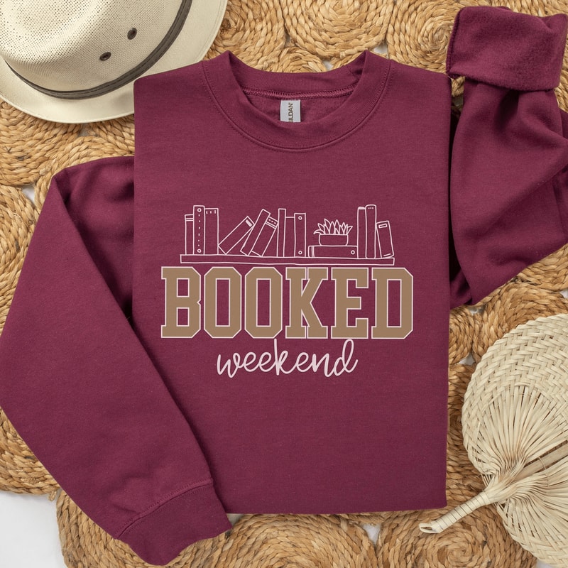 Book Lover Sweatshirt For Women Bookish Reading Crewneck Cozy Bookworm Librarian Gift Pullover 4