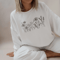 Wildflower Botanical Sweatshirt For Women Nature Lover Plant Crewneck Floral Gift Pullover 4