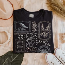 comfort colors gardening shirt for women cottagecore plant lover tee relaxed garden graphic top