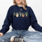 Cats And Plants Sweatshirt For Women Plant Lady Cat Lover Garden Crewneck Cozy Botanical Pullover 2