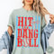 Hit The Dang Ball Comfort Colors TShirt Trendy Baseball Tee Womens Baseball Shirt Baseball Mom Swea 2