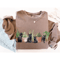 Cats And Plants Sweatshirt For Women Gardening Cat Lover Crewneck Cozy Plant Lady Pullover 2