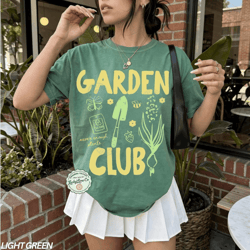 comfort colors garden club shirt gardening t shirt plant lover cottagecore tee gift